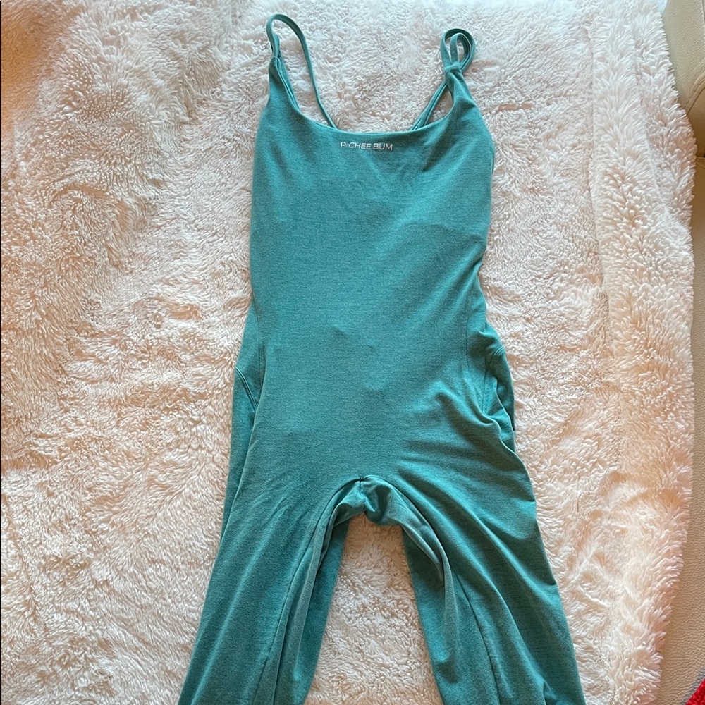 Pome Bom Teal Jumpsuit